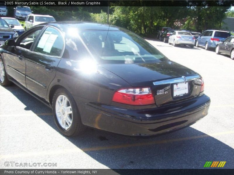 Black / Medium Graphite 2005 Mercury Sable LS Sedan