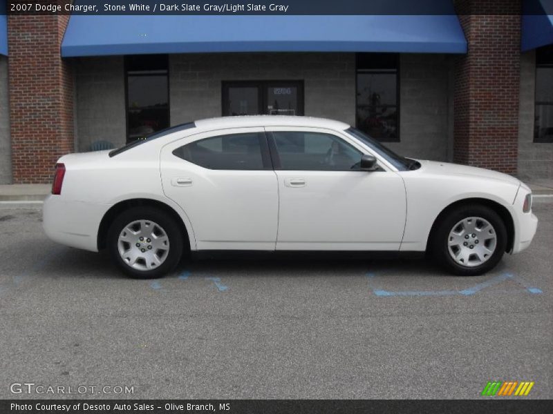 Stone White / Dark Slate Gray/Light Slate Gray 2007 Dodge Charger