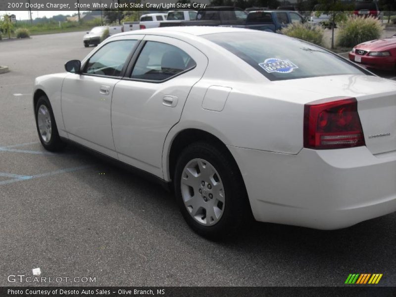 Stone White / Dark Slate Gray/Light Slate Gray 2007 Dodge Charger