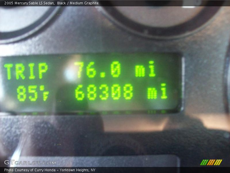 Black / Medium Graphite 2005 Mercury Sable LS Sedan