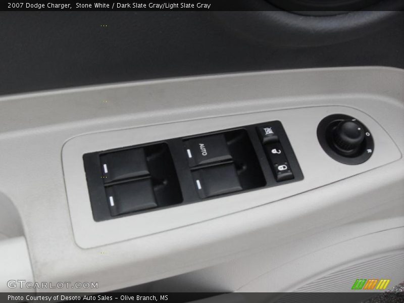 Stone White / Dark Slate Gray/Light Slate Gray 2007 Dodge Charger