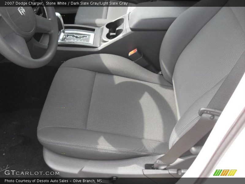 Stone White / Dark Slate Gray/Light Slate Gray 2007 Dodge Charger