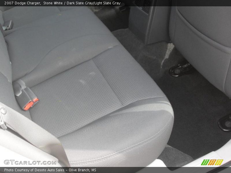 Stone White / Dark Slate Gray/Light Slate Gray 2007 Dodge Charger