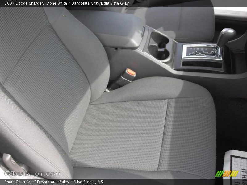 Stone White / Dark Slate Gray/Light Slate Gray 2007 Dodge Charger