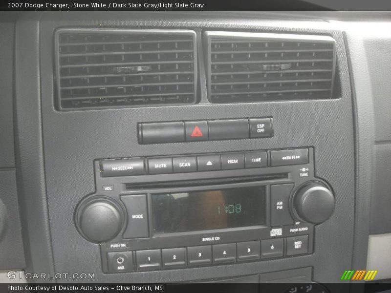 Stone White / Dark Slate Gray/Light Slate Gray 2007 Dodge Charger