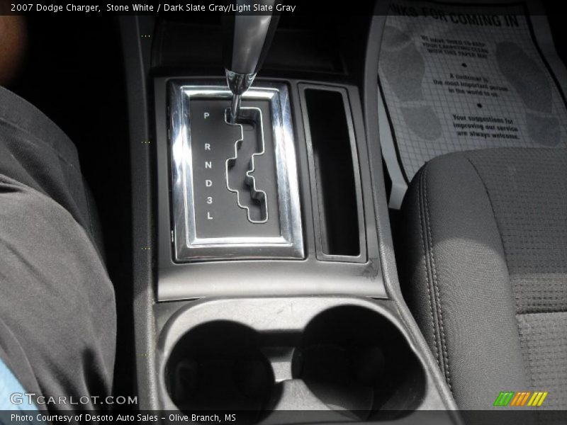 Stone White / Dark Slate Gray/Light Slate Gray 2007 Dodge Charger