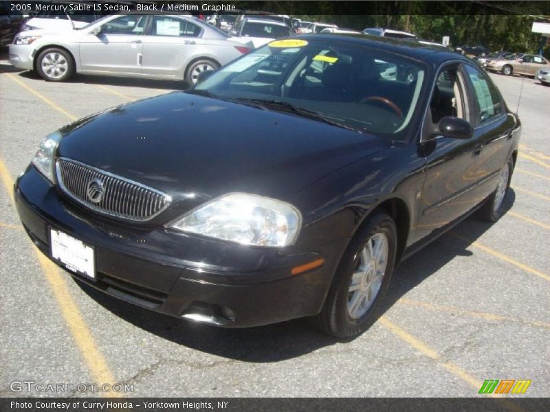Black / Medium Graphite 2005 Mercury Sable LS Sedan