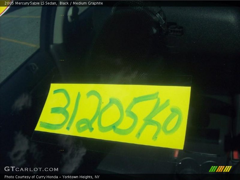 Black / Medium Graphite 2005 Mercury Sable LS Sedan