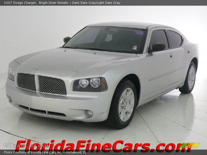 Bright Silver Metallic / Dark Slate Gray/Light Slate Gray 2007 Dodge Charger