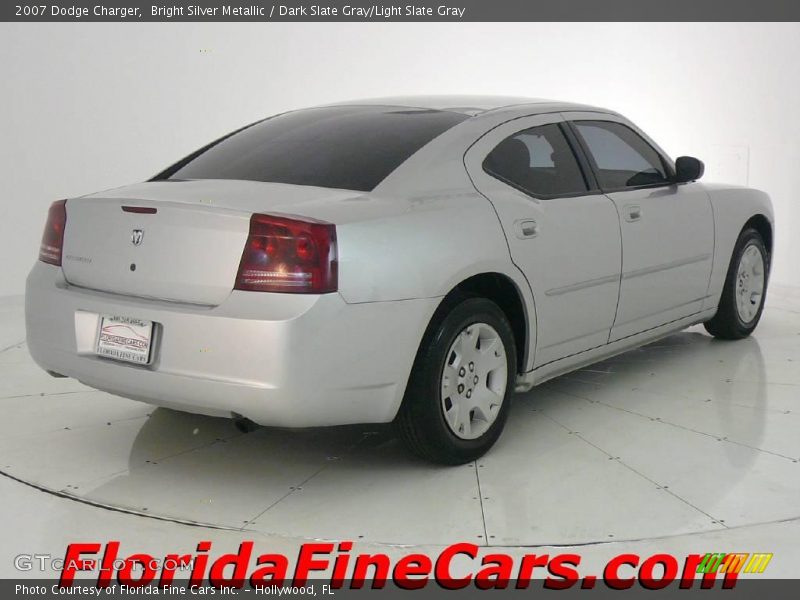 Bright Silver Metallic / Dark Slate Gray/Light Slate Gray 2007 Dodge Charger