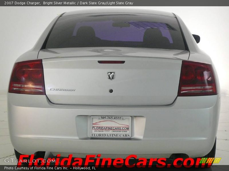 Bright Silver Metallic / Dark Slate Gray/Light Slate Gray 2007 Dodge Charger