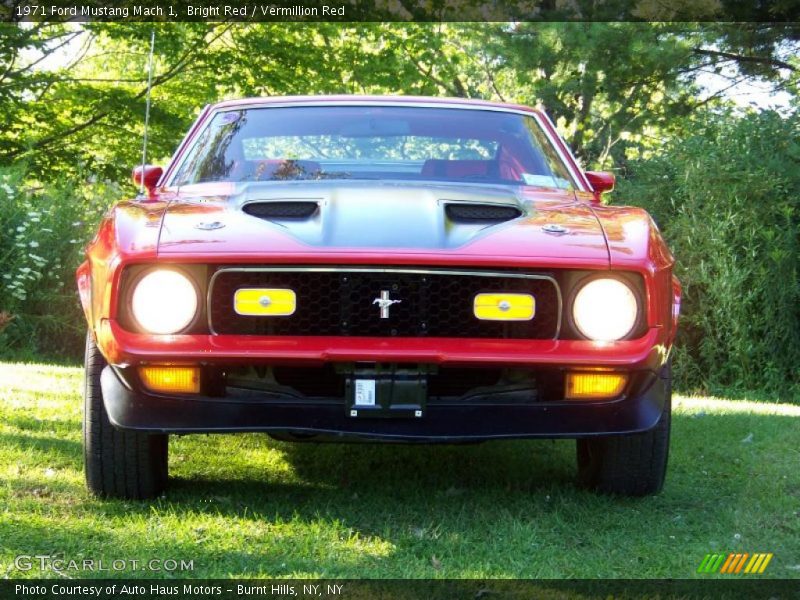 Bright Red / Vermillion Red 1971 Ford Mustang Mach 1
