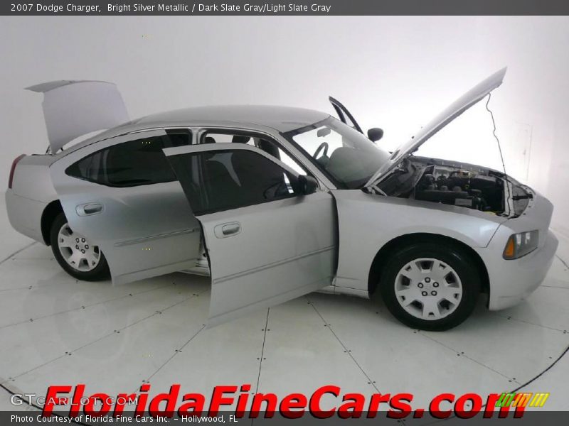 Bright Silver Metallic / Dark Slate Gray/Light Slate Gray 2007 Dodge Charger