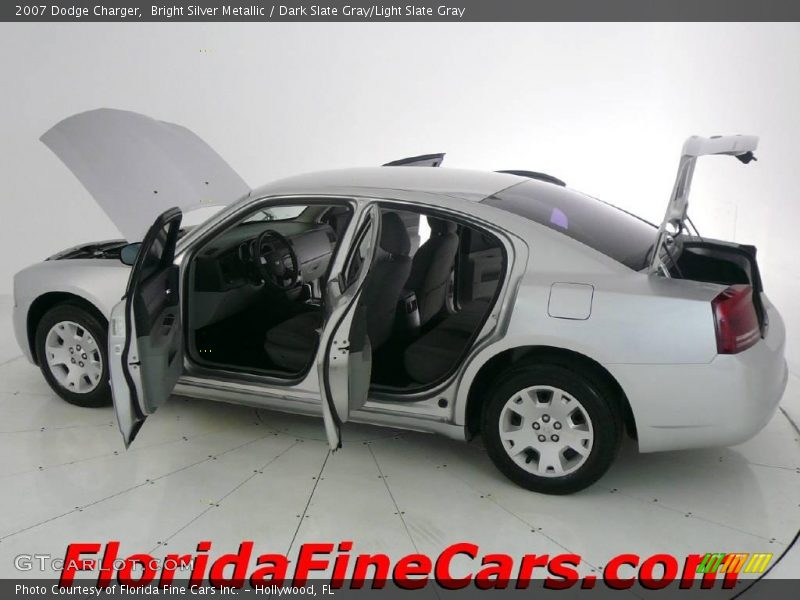 Bright Silver Metallic / Dark Slate Gray/Light Slate Gray 2007 Dodge Charger