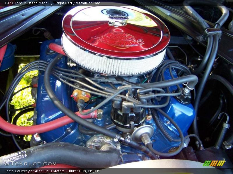 Bright Red / Vermillion Red 1971 Ford Mustang Mach 1