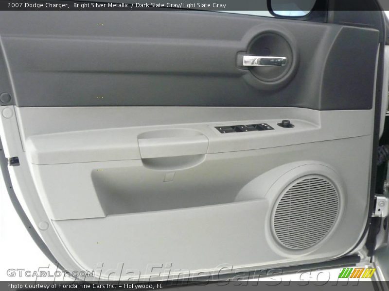 Bright Silver Metallic / Dark Slate Gray/Light Slate Gray 2007 Dodge Charger