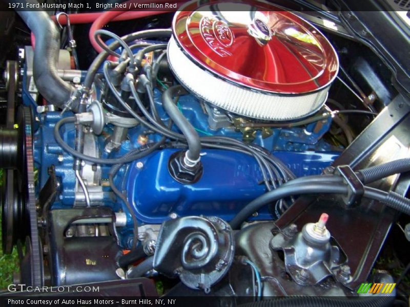 Bright Red / Vermillion Red 1971 Ford Mustang Mach 1