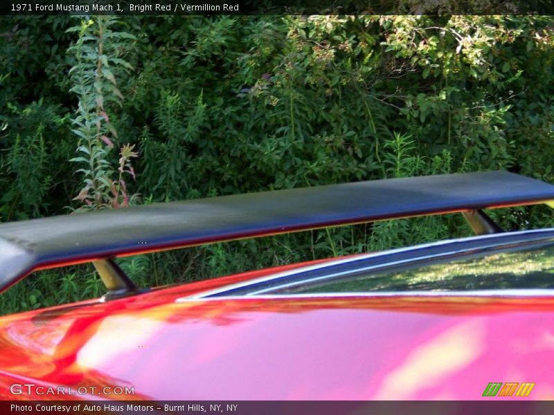 Bright Red / Vermillion Red 1971 Ford Mustang Mach 1