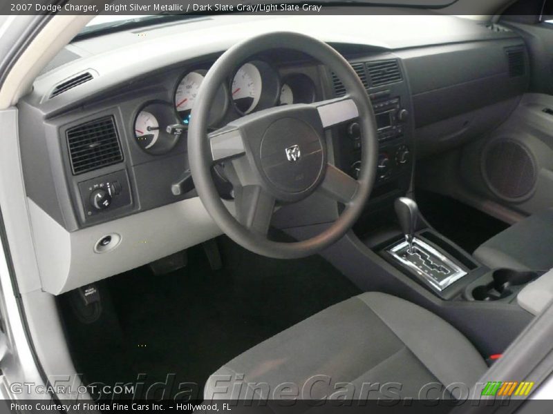 Bright Silver Metallic / Dark Slate Gray/Light Slate Gray 2007 Dodge Charger