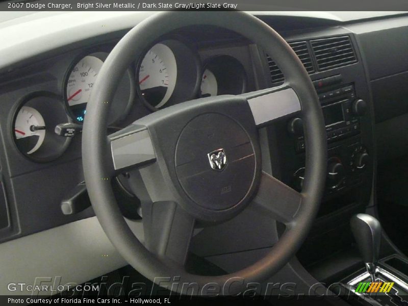 Bright Silver Metallic / Dark Slate Gray/Light Slate Gray 2007 Dodge Charger
