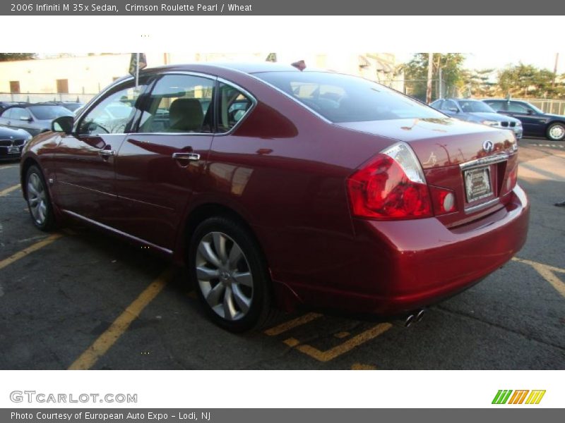 Crimson Roulette Pearl / Wheat 2006 Infiniti M 35x Sedan