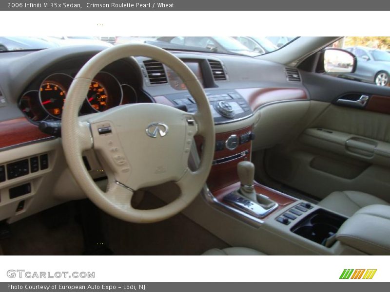 Crimson Roulette Pearl / Wheat 2006 Infiniti M 35x Sedan
