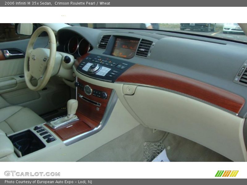 Crimson Roulette Pearl / Wheat 2006 Infiniti M 35x Sedan