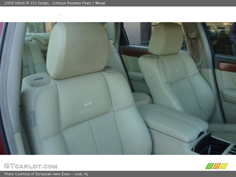 Crimson Roulette Pearl / Wheat 2006 Infiniti M 35x Sedan