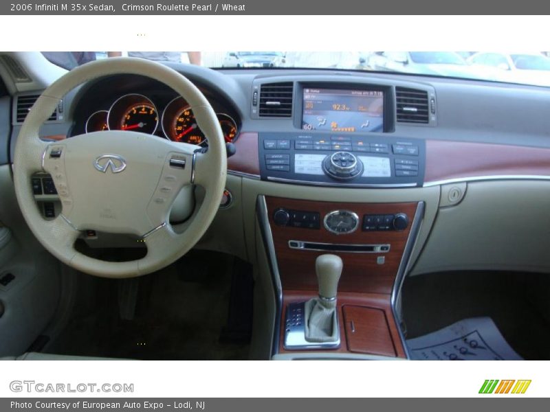 Crimson Roulette Pearl / Wheat 2006 Infiniti M 35x Sedan