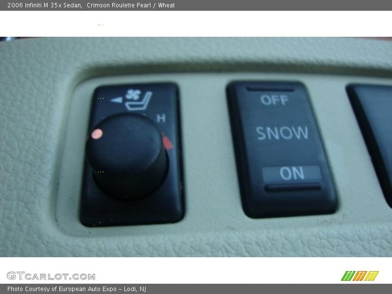 Crimson Roulette Pearl / Wheat 2006 Infiniti M 35x Sedan