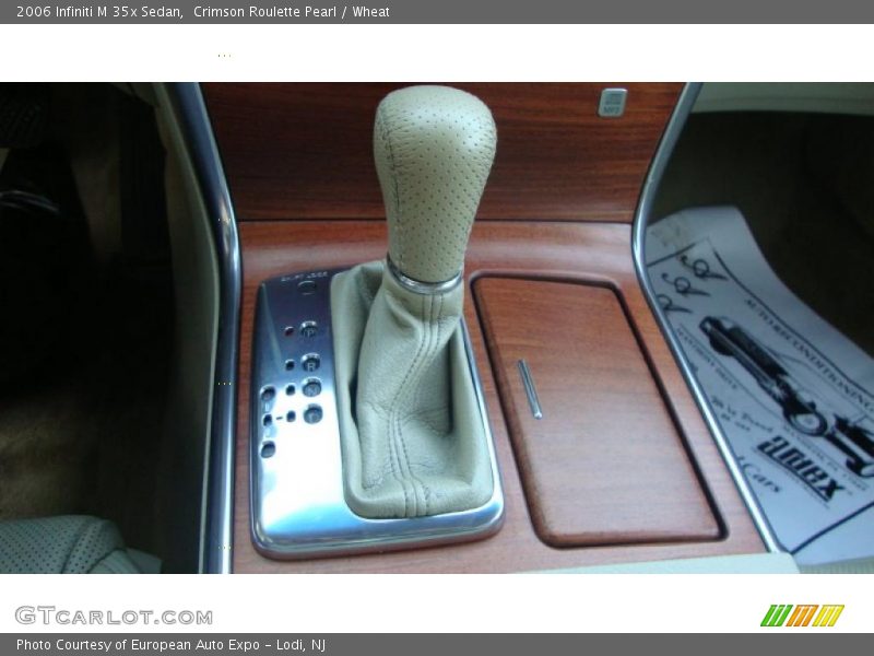 Crimson Roulette Pearl / Wheat 2006 Infiniti M 35x Sedan