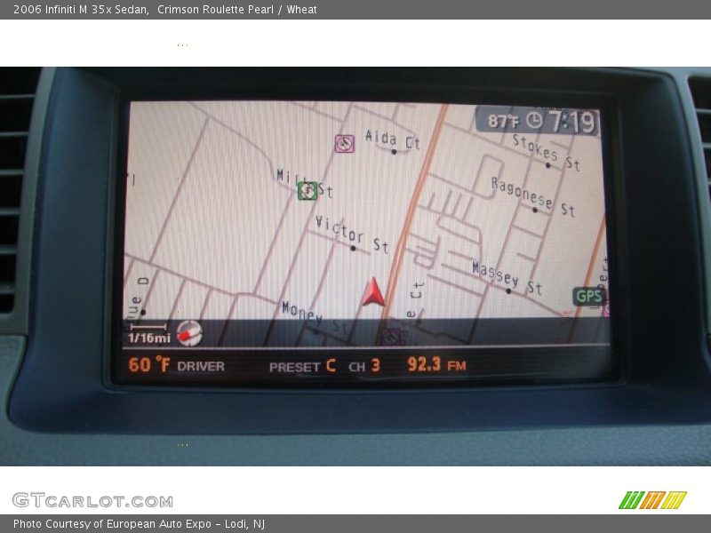 Crimson Roulette Pearl / Wheat 2006 Infiniti M 35x Sedan