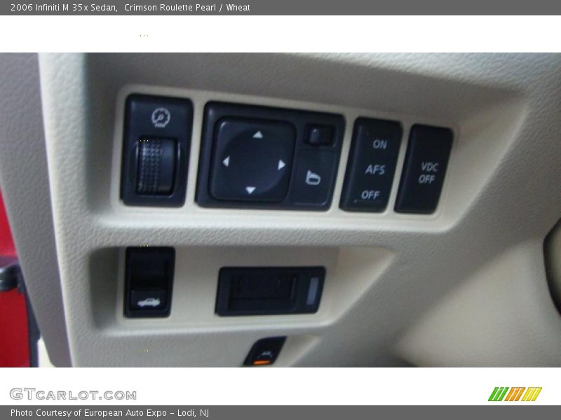 Crimson Roulette Pearl / Wheat 2006 Infiniti M 35x Sedan