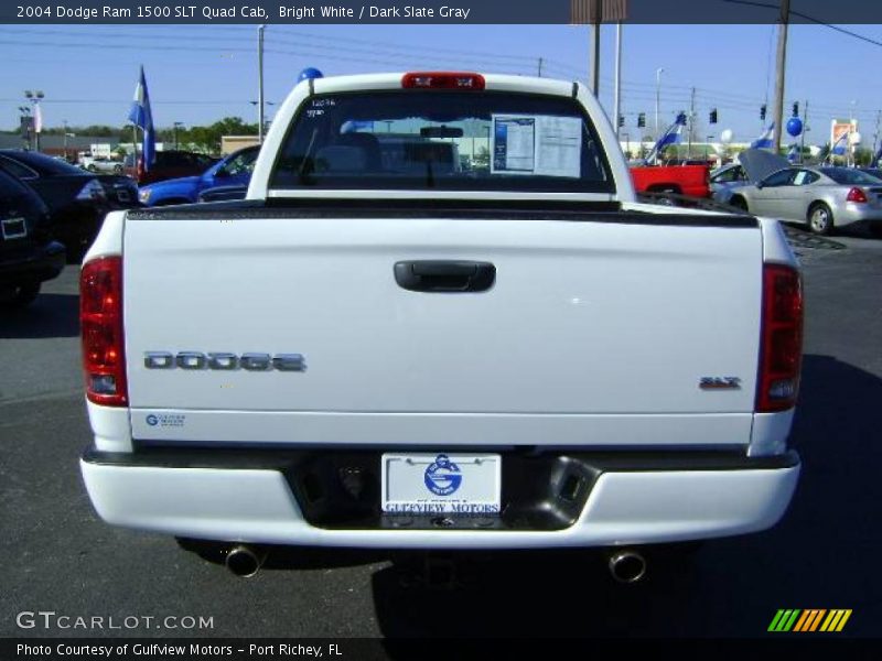 Bright White / Dark Slate Gray 2004 Dodge Ram 1500 SLT Quad Cab