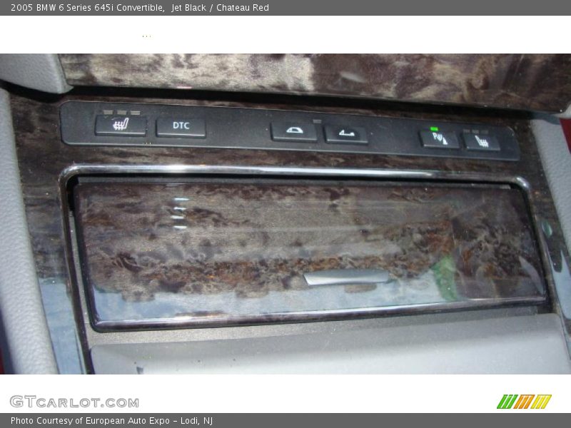 Jet Black / Chateau Red 2005 BMW 6 Series 645i Convertible