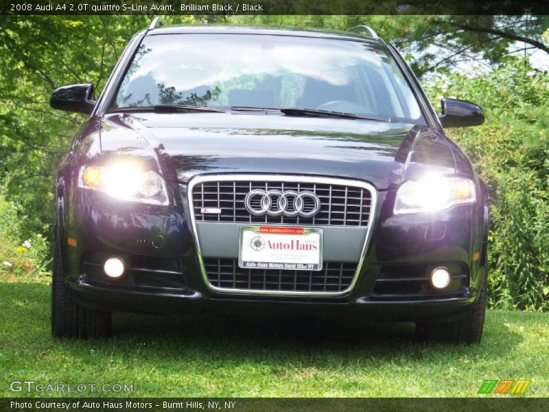 Brilliant Black / Black 2008 Audi A4 2.0T quattro S-Line Avant