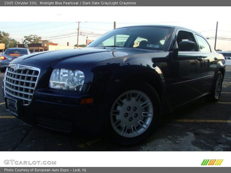 Midnight Blue Pearlcoat / Dark Slate Gray/Light Graystone 2005 Chrysler 300