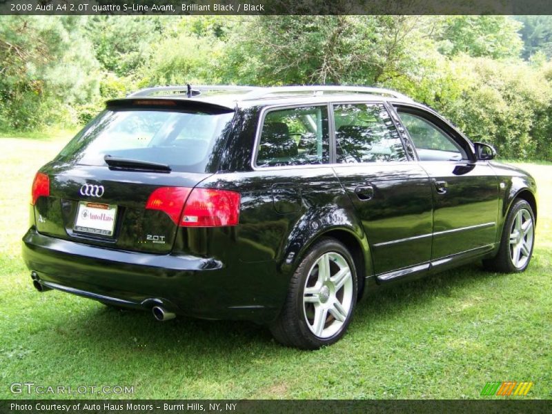 Brilliant Black / Black 2008 Audi A4 2.0T quattro S-Line Avant