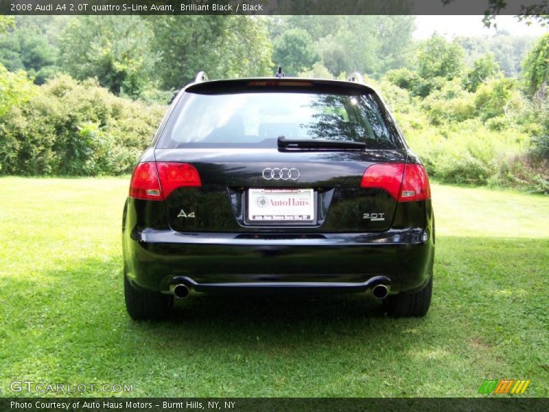 Brilliant Black / Black 2008 Audi A4 2.0T quattro S-Line Avant
