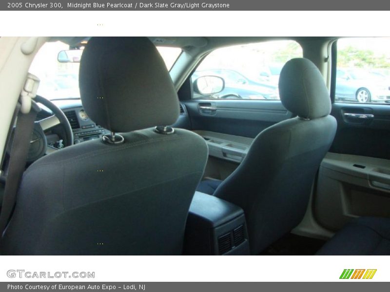 Midnight Blue Pearlcoat / Dark Slate Gray/Light Graystone 2005 Chrysler 300