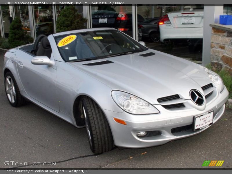 Iridium Silver Metallic / Black 2006 Mercedes-Benz SLK 280 Roadster