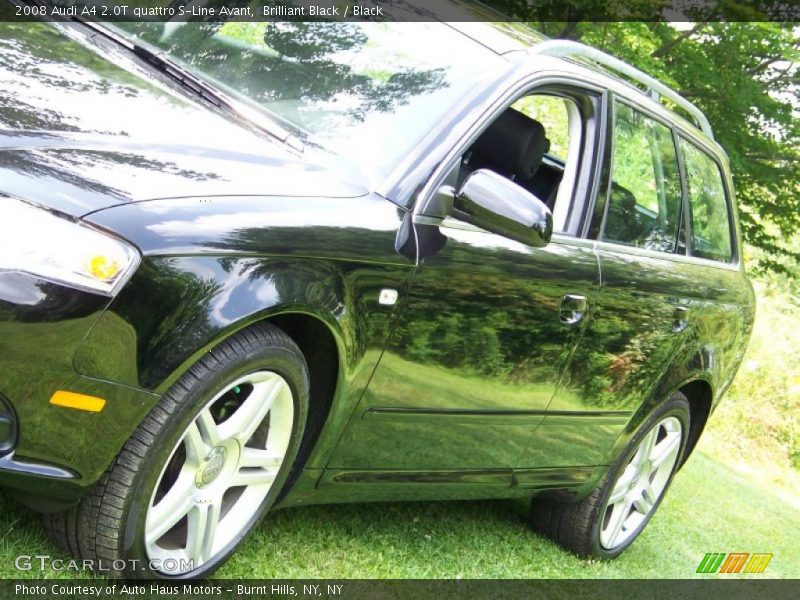 Brilliant Black / Black 2008 Audi A4 2.0T quattro S-Line Avant