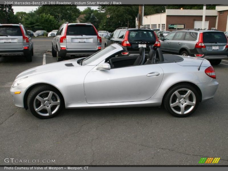 Iridium Silver Metallic / Black 2006 Mercedes-Benz SLK 280 Roadster