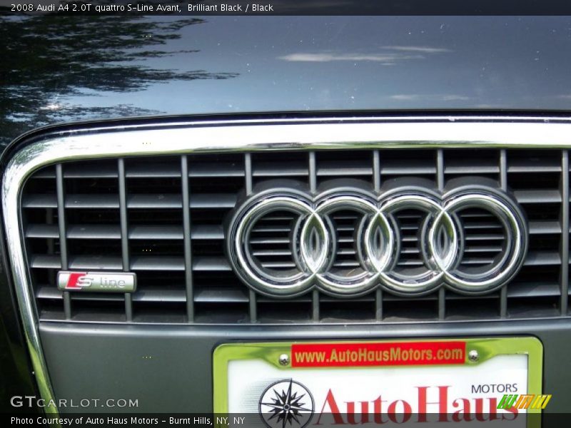 Brilliant Black / Black 2008 Audi A4 2.0T quattro S-Line Avant
