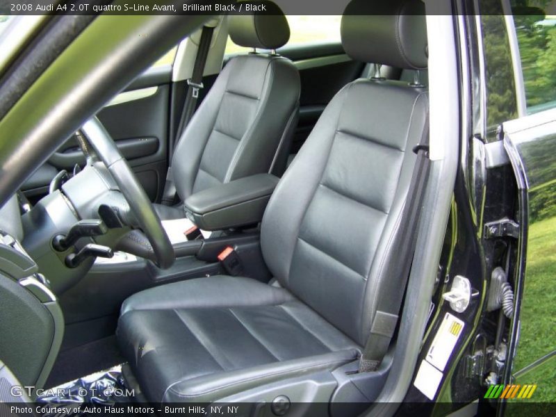 Brilliant Black / Black 2008 Audi A4 2.0T quattro S-Line Avant