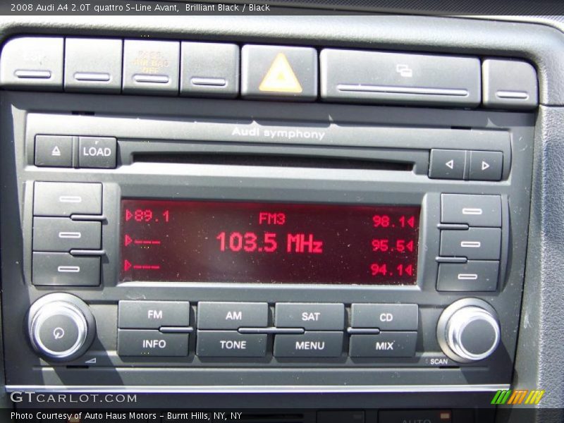 Brilliant Black / Black 2008 Audi A4 2.0T quattro S-Line Avant