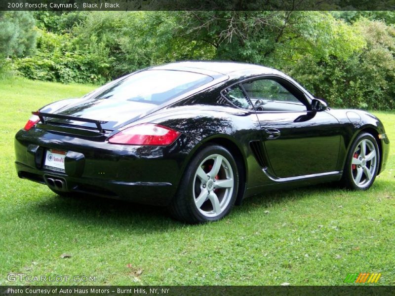 Black / Black 2006 Porsche Cayman S