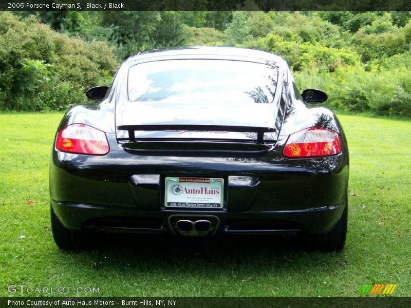 Black / Black 2006 Porsche Cayman S