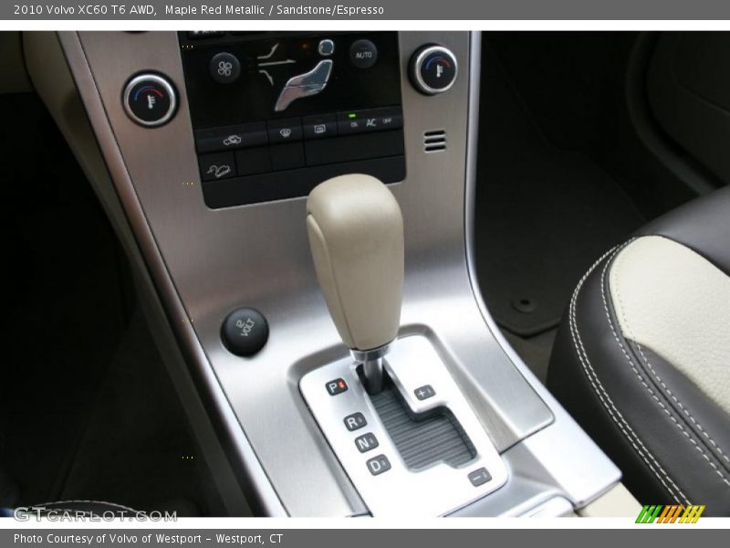 Maple Red Metallic / Sandstone/Espresso 2010 Volvo XC60 T6 AWD