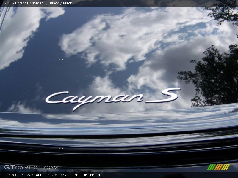 Black / Black 2006 Porsche Cayman S